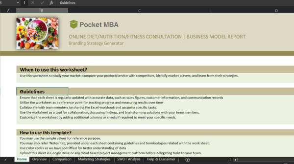 BMR Worksheet